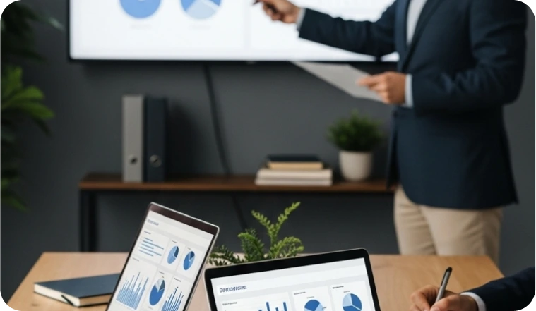 Apresentação de relatórios financeiros